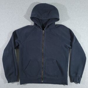 Flint And Tinder Men's 10-Year Hoodie Sweatshirt Large Blue Full Zip Made In USA